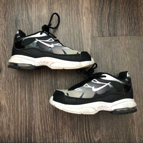 Nike Air Max Plus Black & White Sneakers - Picture 5 of 10